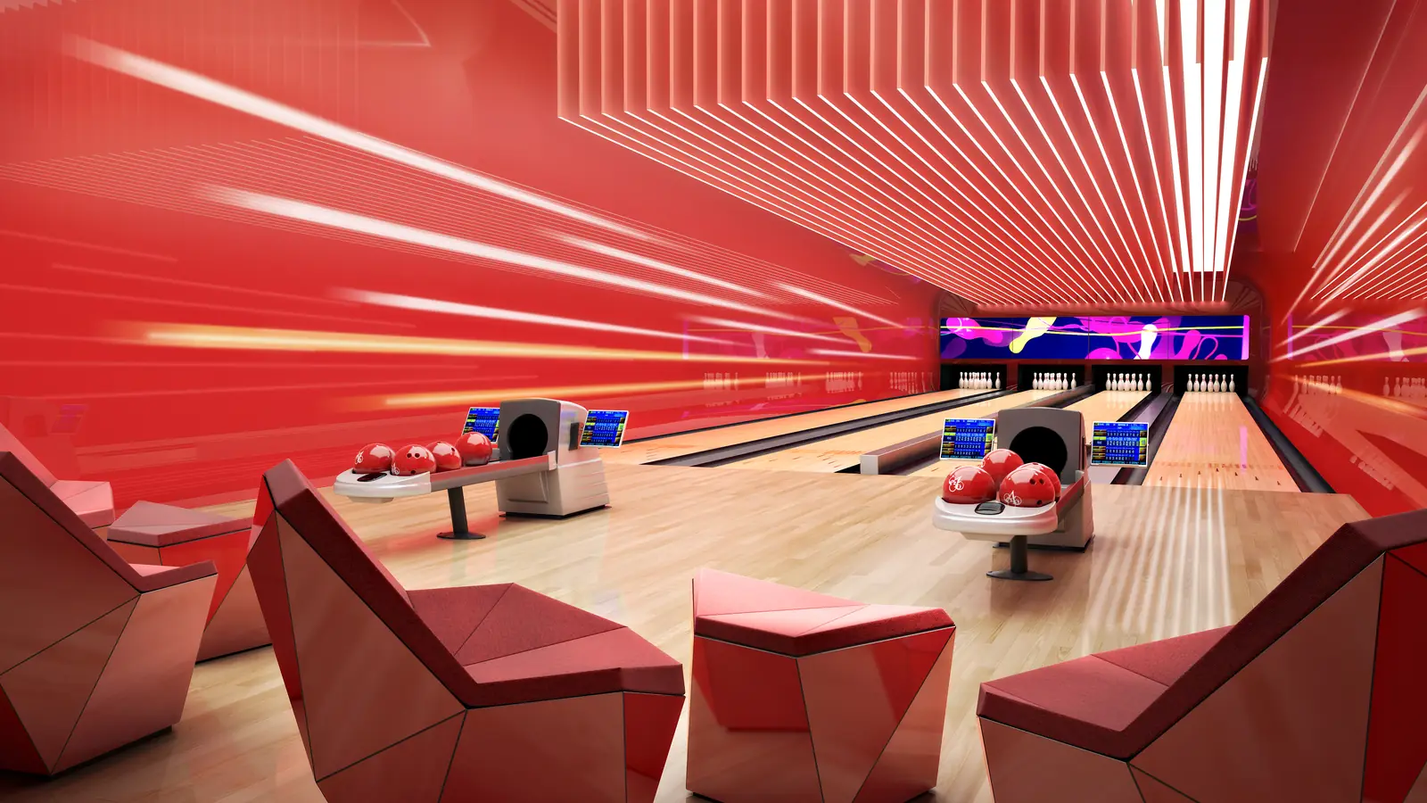 Bowling lanes
