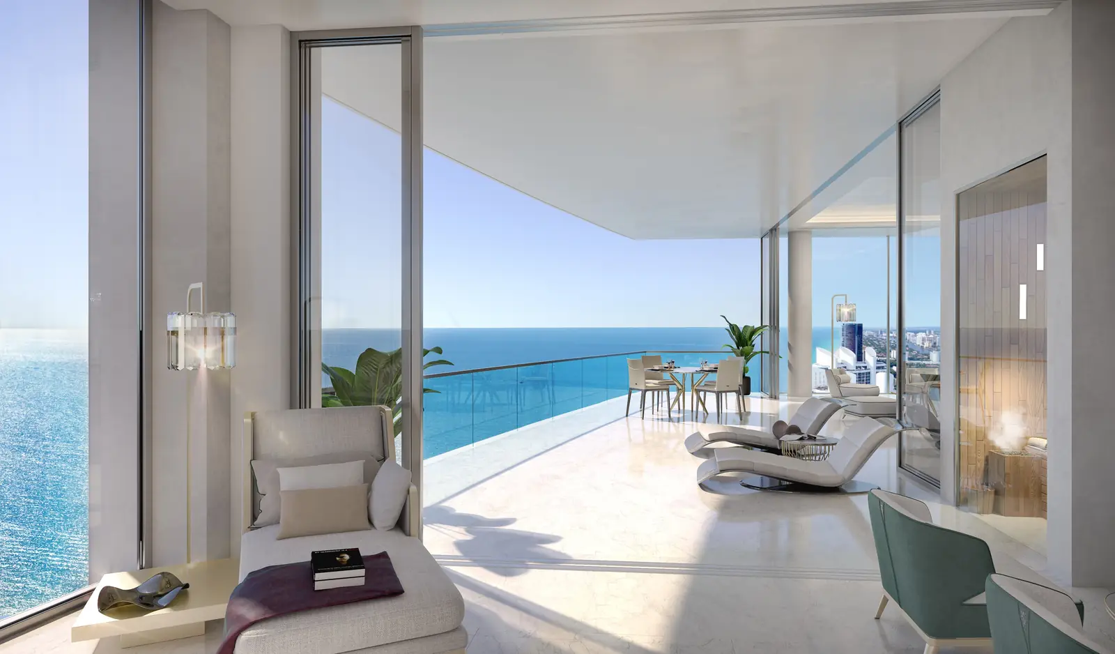 Milano residence, terrace