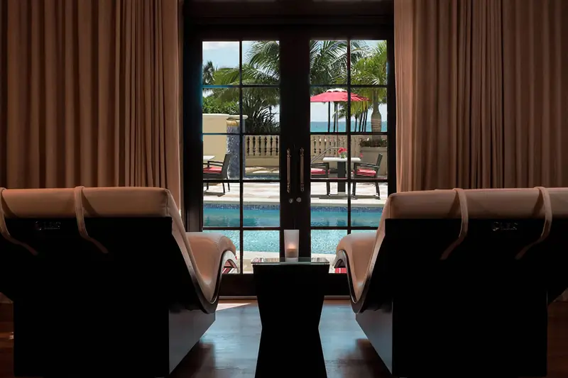 Acqualina Spa outdoor pool