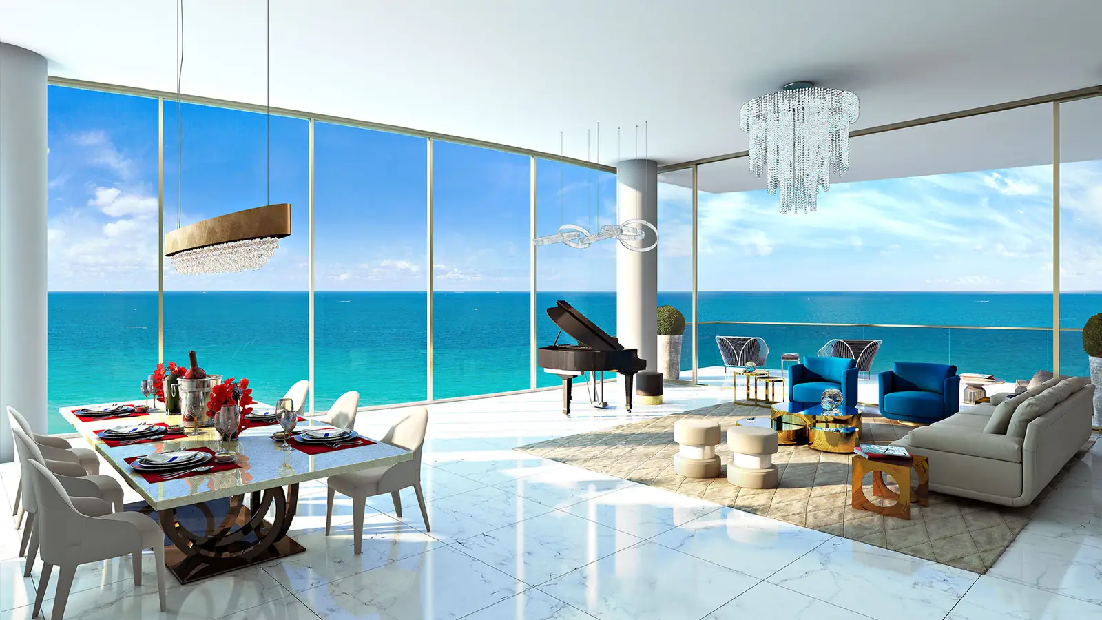 Toscana residence, living room